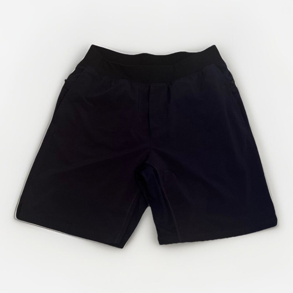 Fabletics Shorts Mens Large Navy Blue Lined Active Training Gym Workout Run 9"